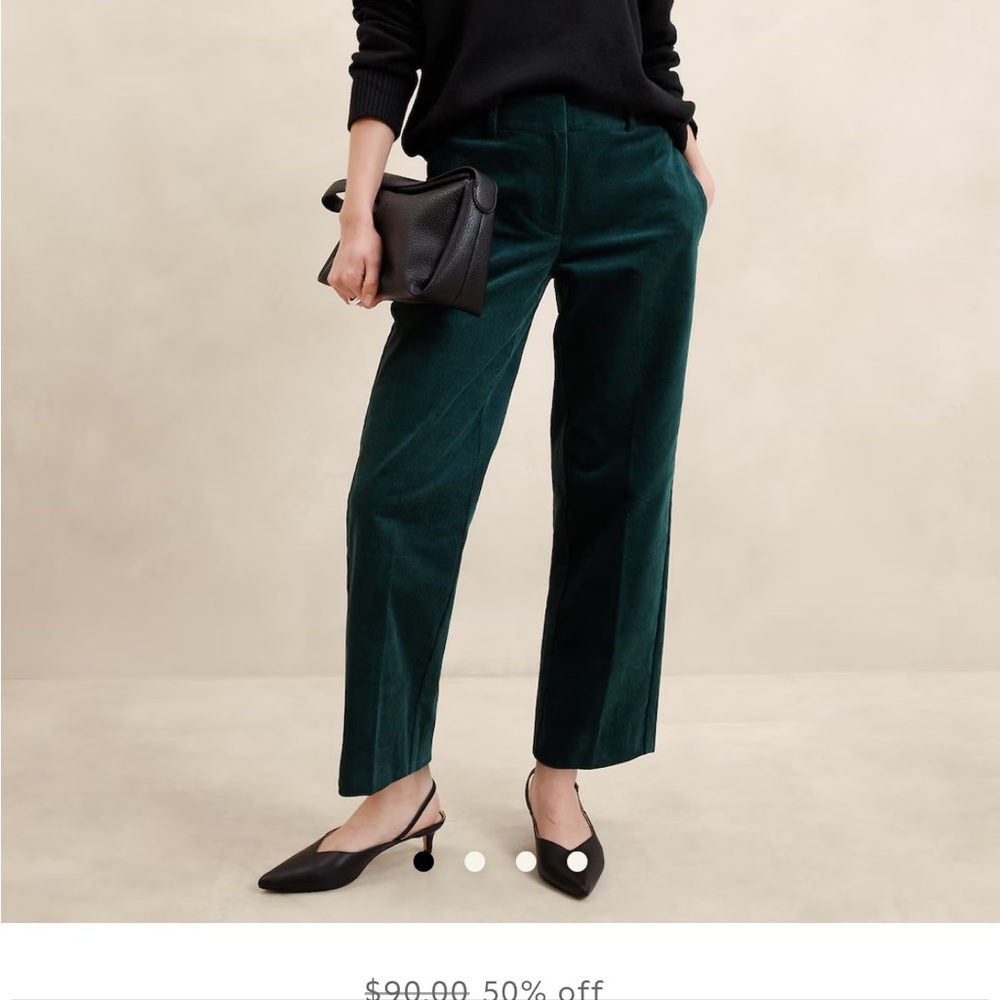 NWT Banana republic corduroy straight trouser